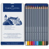 Карандаши акварельные художественные Faber-Castell "Goldfaber Aqua", 12 цв., метал. коробка