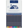 Карандаши цветные Faber-Castell "Goldfaber", 24 цв., круглые, заточен., метал. коробка